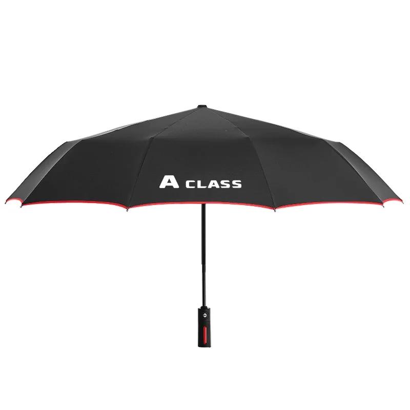 

Car Sticker Car Automatic Folding Windproof Sunshade Umbrella For Mercedes-Benz A B C E R V Class ML GLC SLK W203 W204 Vito CLA