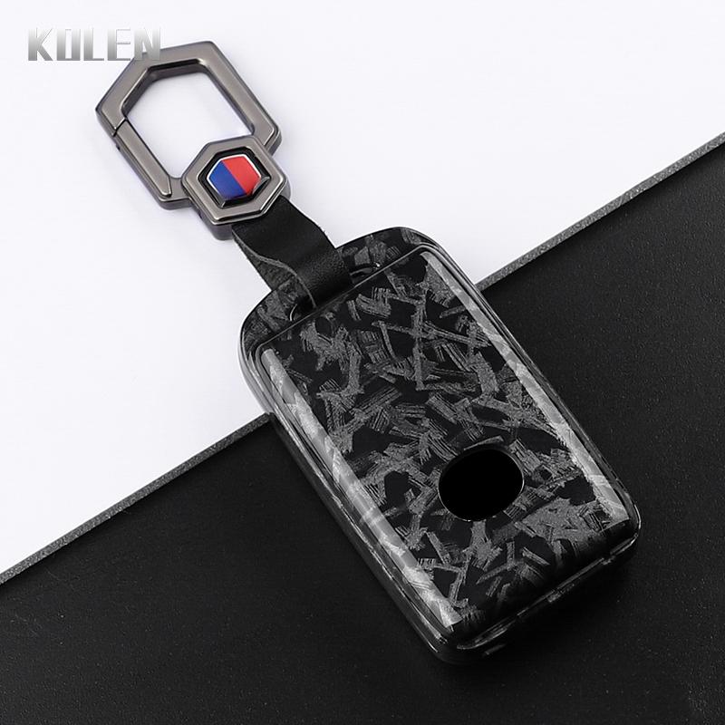ABS Carbon Fiber Style Car Key Case Cover For Mazda 3 Alexa CX30 CX-4 CX5 CX-5 CX8 CX-8 CX-30 CX9 CX-9 Protected Fob Accessories