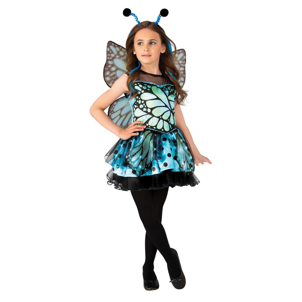 Bristol Novelty Girls Butterfly LED Light Costume