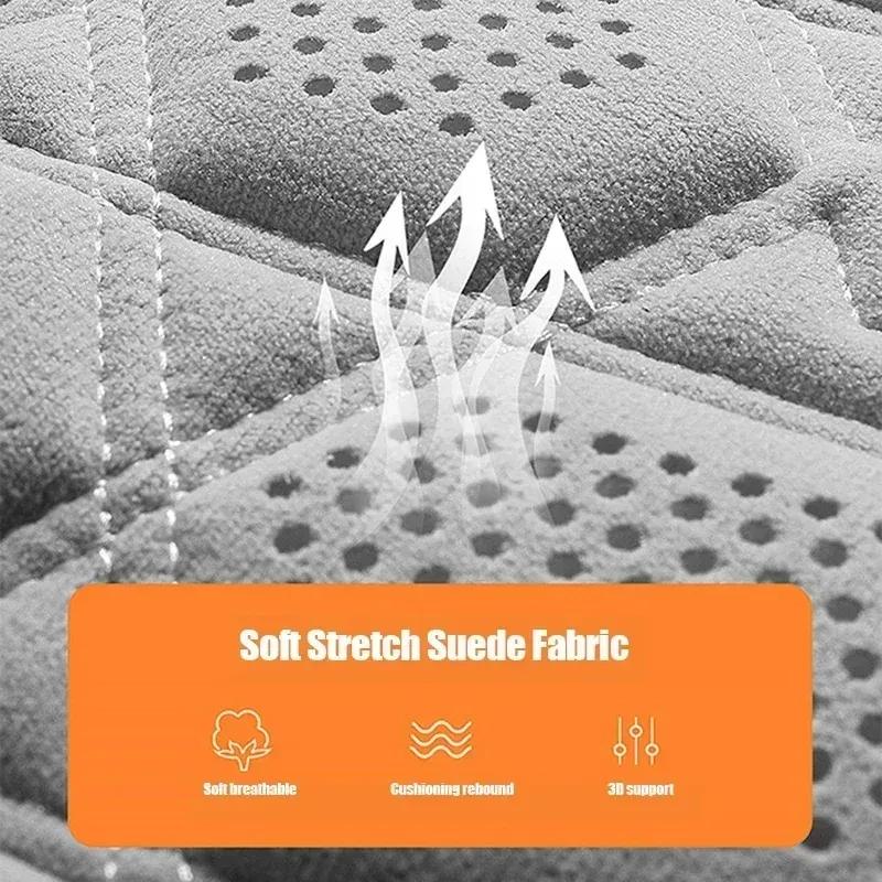 Universal Car Seat Covers Soft Suede Driver's Seat Support Cushion Breathable Anti-slip Protective Mat Car Accessories