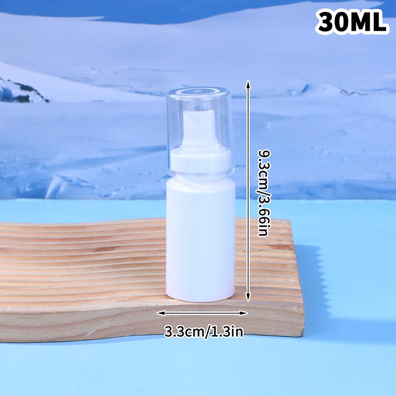 White Fine Mist Spray Bottle – Portable Atomized Dispenser for Makeup, Alcohol, and Facial Hydration