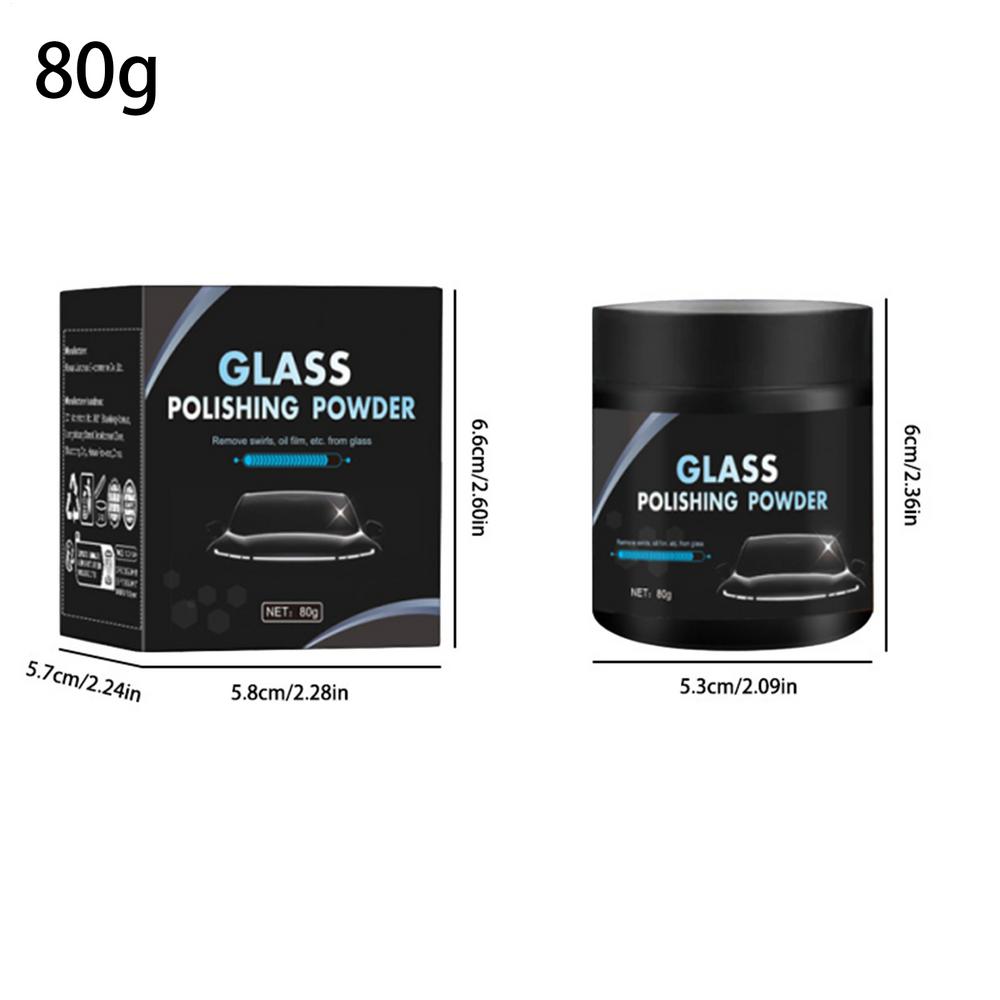 Car Glass Polishing Powder Rearview Mirror Windshield Degreasing Film Cleaning Repair Agent Antioxidant Household Glass Cleaner