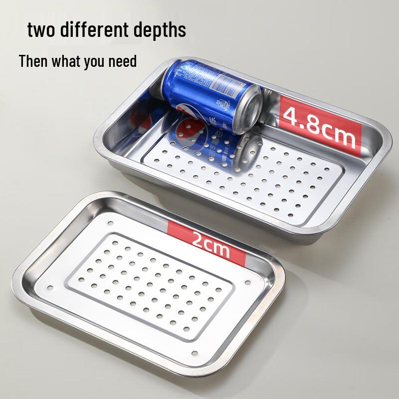 WUHE Perforerad avrinningsbricka i rostfritt stål