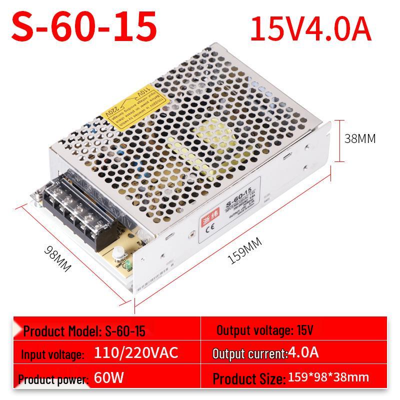 AC To DC Switching Power Supply Module S-15-800W, Output Options: 5V, 12V, 24V, 36V, 48V
