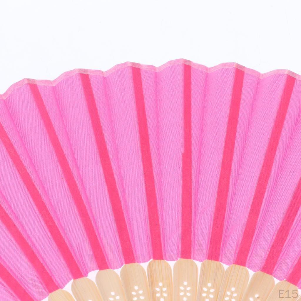 Chic Folding Silk Fabric fan for hand Wedding Bridal Favor painting Drawing