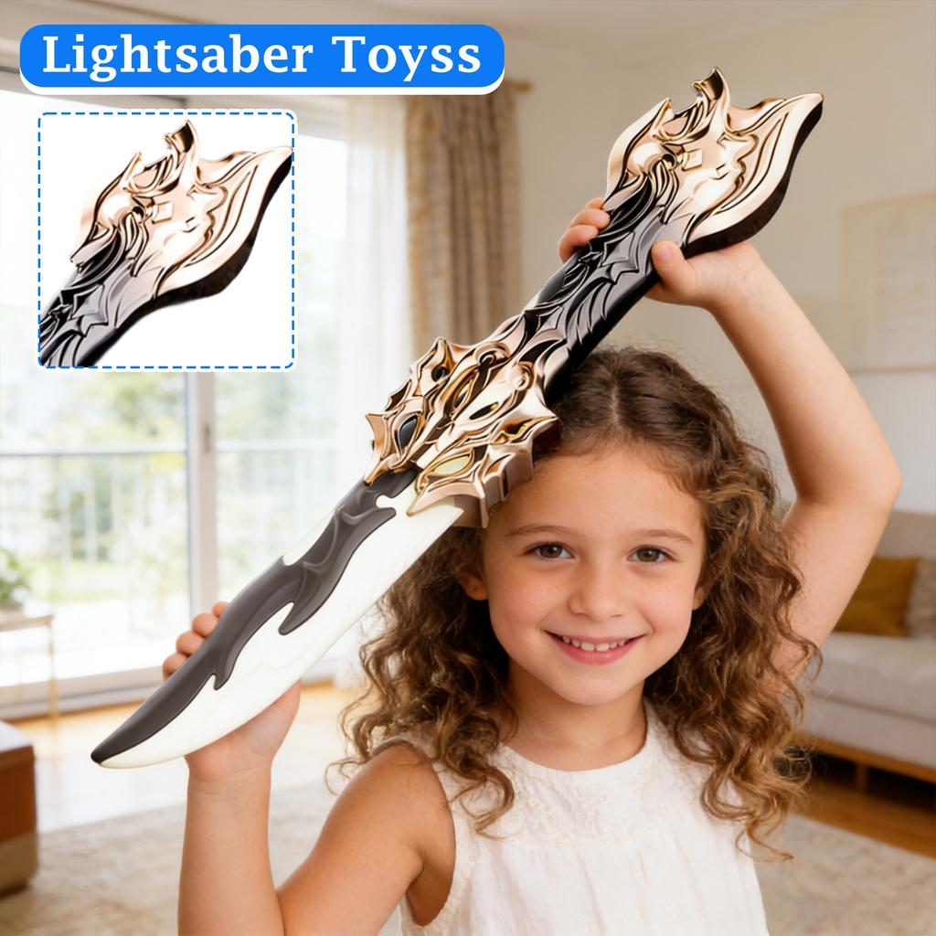 Folding Lasers Blades Light-up Toy, Telescopic Cool  Toy