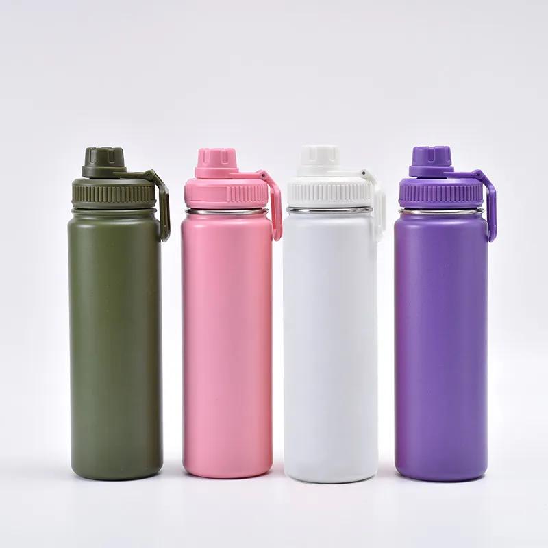 Stainless Steel Vacuum Thermos Cup Insulated Water Cup Sports Bottle Water Bottle Stainless Steel Portable Leakproof Outdoor Cup