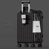 Lishen ABS&PC Spinner Luggage with USB and Cup Holder