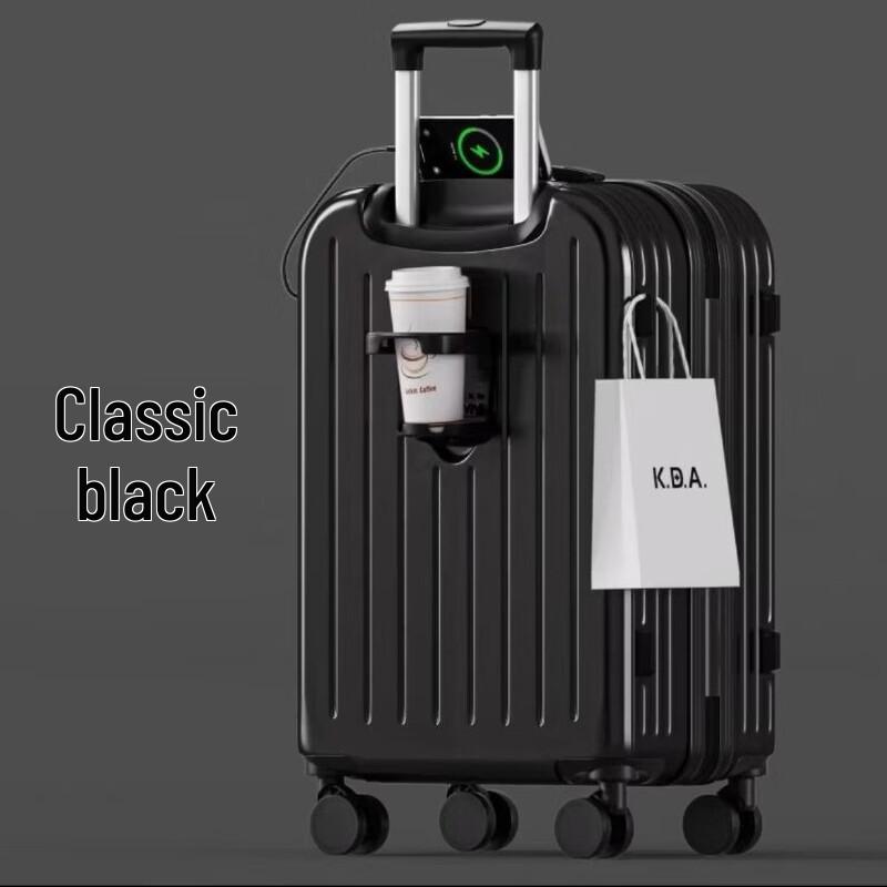 Li Shen Luggage Suitcase with USB and Cup Holder