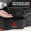 Portable Hanging Mini Car Trash Can Wastebasket Trash Can with Lid For Mitsubishi Outlander I200 Pajero Eclipse ASX Lancer Space Delica Ex