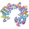 Flying Disc Handle Launching Toy for Kids Training 1Set Mini Interactive Outdoor Fun
