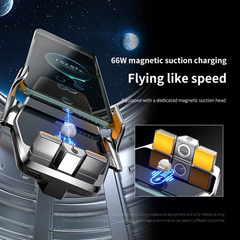 Car Phone Holder For BMW X1 U11 2023 2024 2025 Magnetic Wireless Charging Dedicated Auto Sensing Car phone mount Accessories