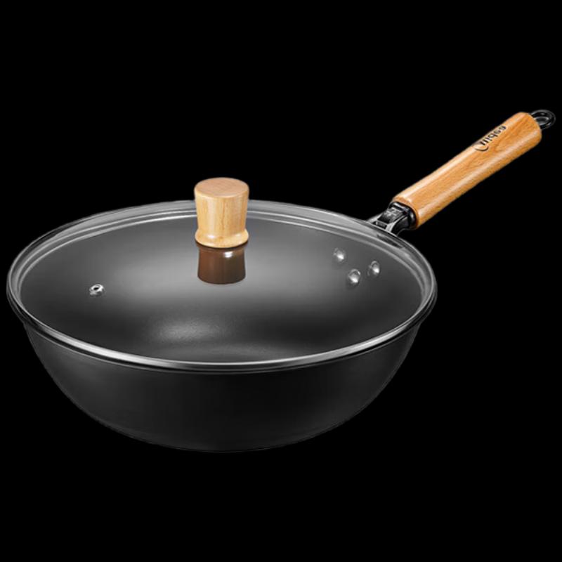 Midea Titanium Non-Stick Cast Iron Wok