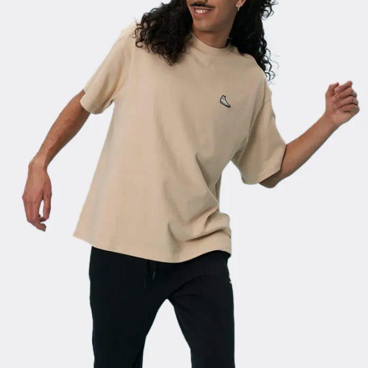 Converse SNEAKER PATCH T Shirt Unisex Khaki 10025397-A09
