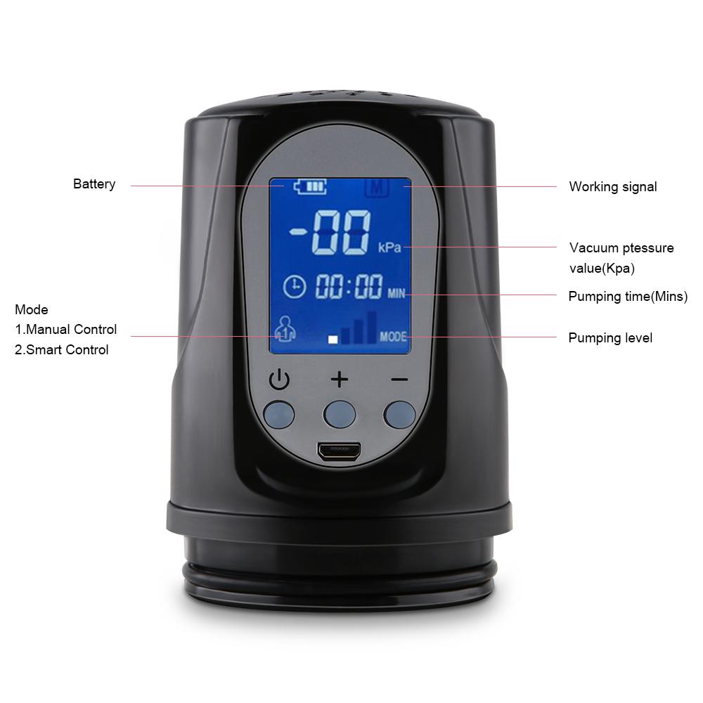 Electric Penis Pump Vacuum Pump Penis Enlargement USB Rechargeable Erection Penis Male Enlarger Sex Toy For