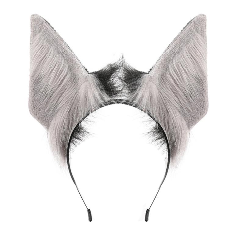 Cute Animal Ear Headband Soft Furry Cosplay Hair Accessory For Anime Conventions Theme Parties