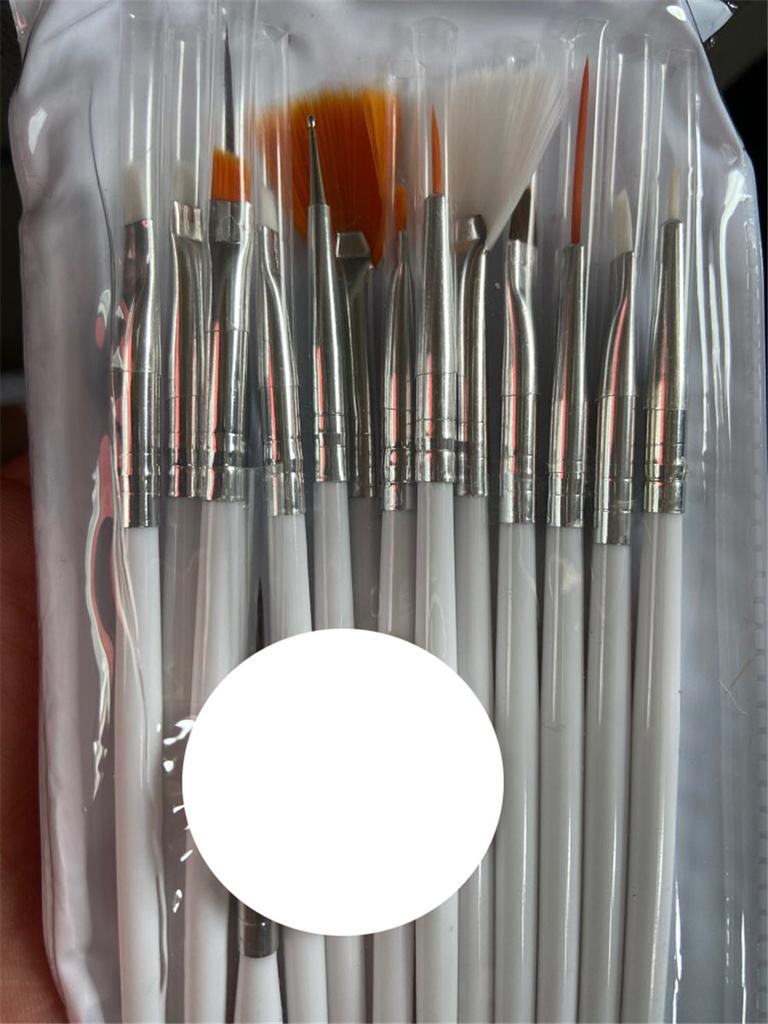 34 Pcs Nail Electric Drill Nail File Art Gel Design Pen Painting Polish Brush Dotting Drawing Tools Set