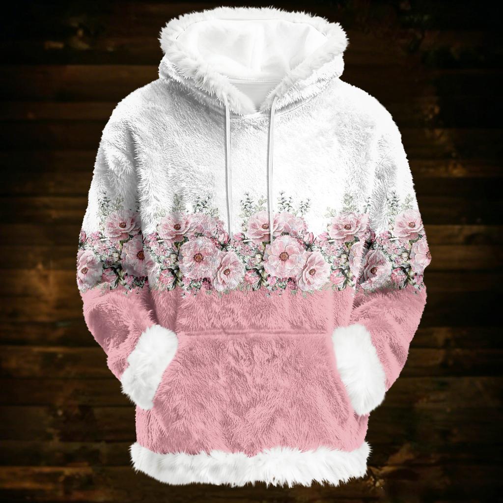 Hoodies für Damen Oversized Winter Plüsch Niedliche Sweatshirts Pullover Trendige Herbst Winter Kleidung