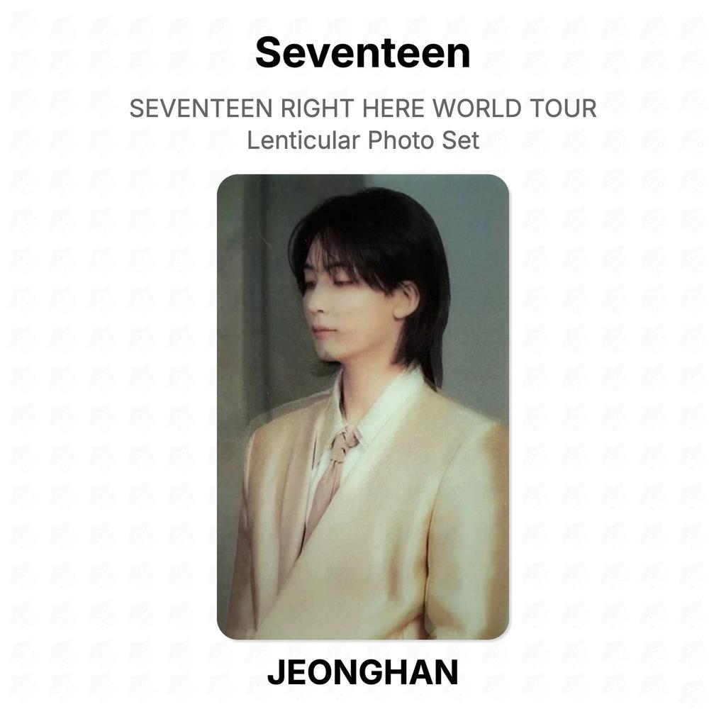 Seventeen RIGHT HERE WORLD TOUR Lenticular Photo Set Official Photocard