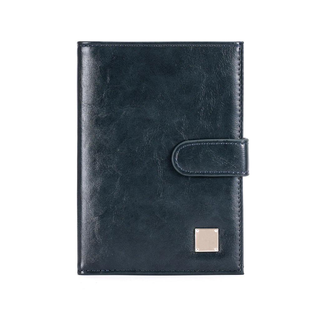 Purse PU Passport Bag Card Holder Storage Card Bag Portable Passport Clip  Men