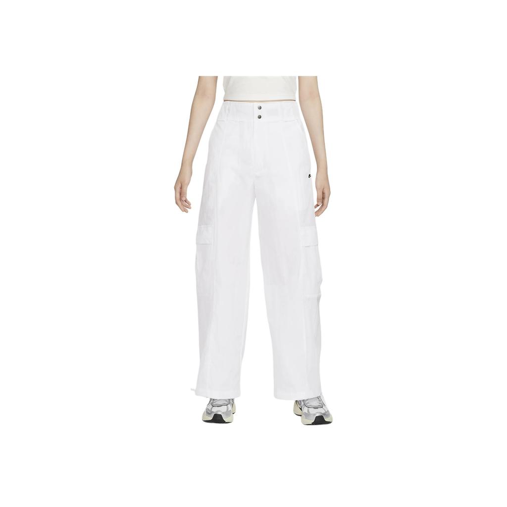 New Nike Sportswear Cargo Pants Women's White/Black HJ6858-100