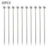 5-10Pcs Creative Stainless Steel Cocktail Picks Martini Picks Juice Decoration Picks Bar Bartending Tools Kitchen Accessories