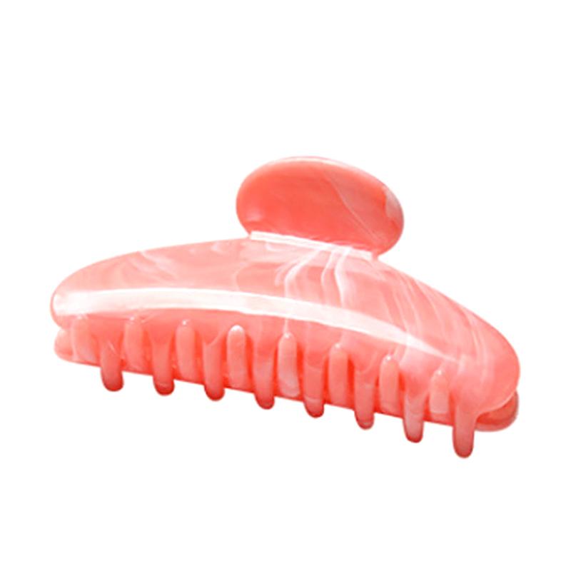 Proužky Spona do vlasů Akrylová Barevná Spona Dámské Krabí Sponky do vlasů Dívky Make-up Mycí Nástroj Vlasové doplňky