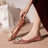 New High-end Comfortable Flat-soled Single Shoes, Versatile and Not Tired, Pointed Feet, Shallow Mouth Single Shoes