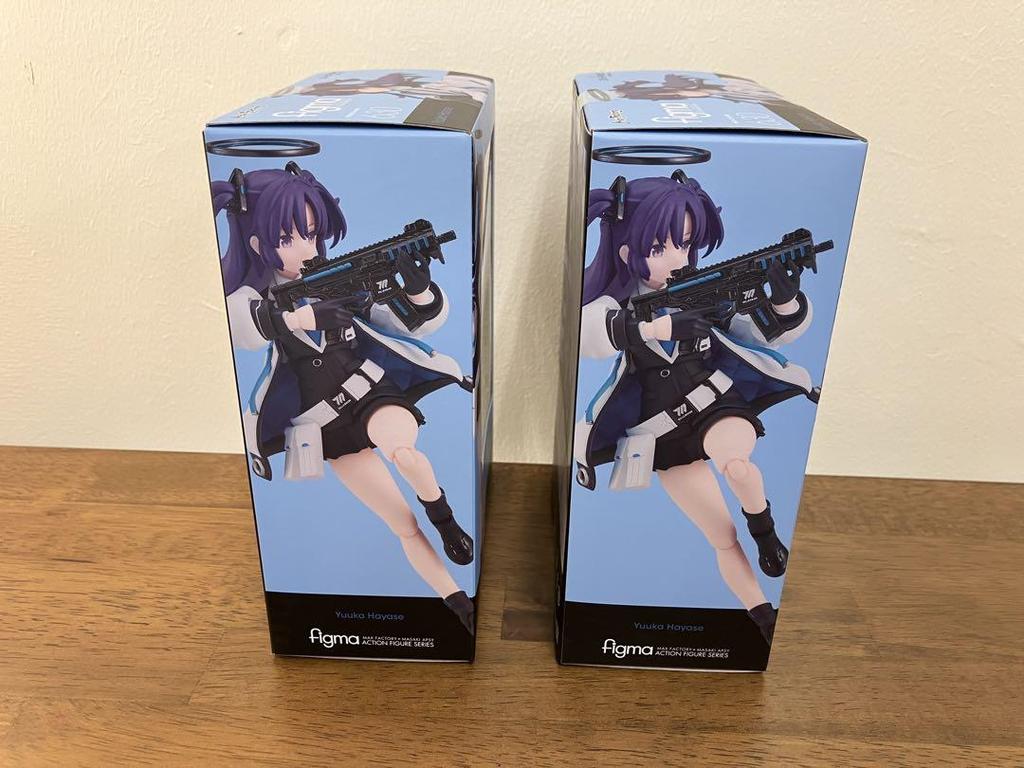 [USED] figma Hayase Yuka Blue Archive Figures (2 pieces)