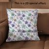2D Dreamy Star Pattern Decorative Pillow Covers Pattern Cushion Cover Suitable For Sofa Bedroom Car Pillow Cover