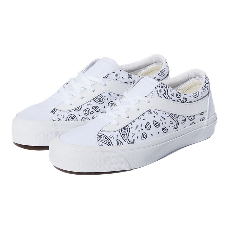 Vans Bold Ni Paisley Unisex Sneakers White Black VN0A3WLP42M