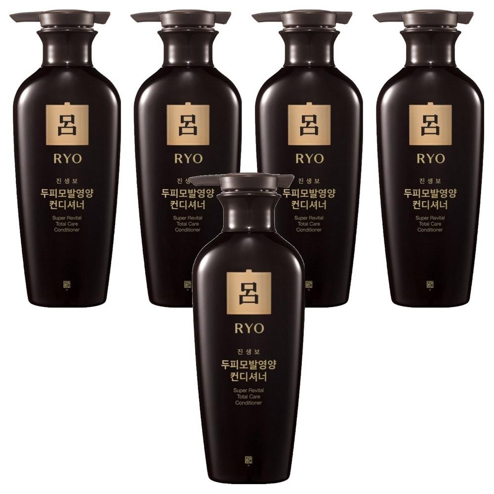 Ryeo Ginsengbo Scalp & Hair Nourishing Conditioner for Normal to Dry Hair 400ml 5 pcs