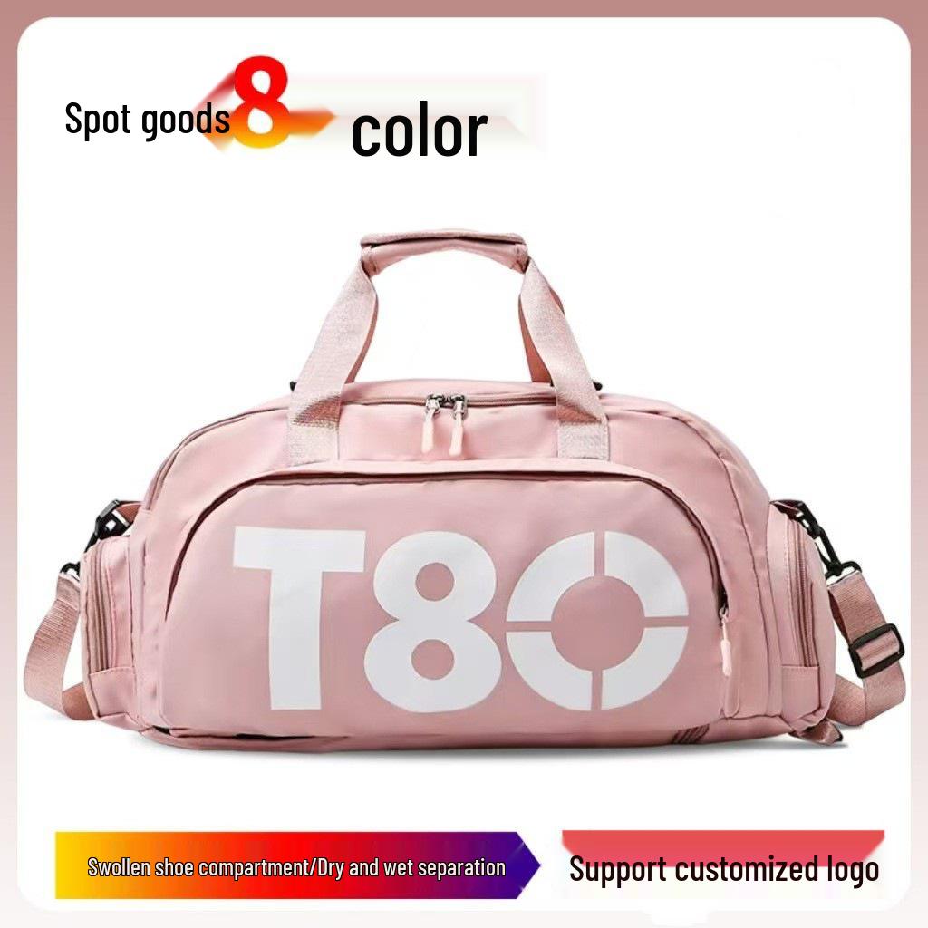Multifunctional Travel Duffle: Large Capacity Gym Bag with Shoe Compartment, Ideal for Short Trips and Storage.