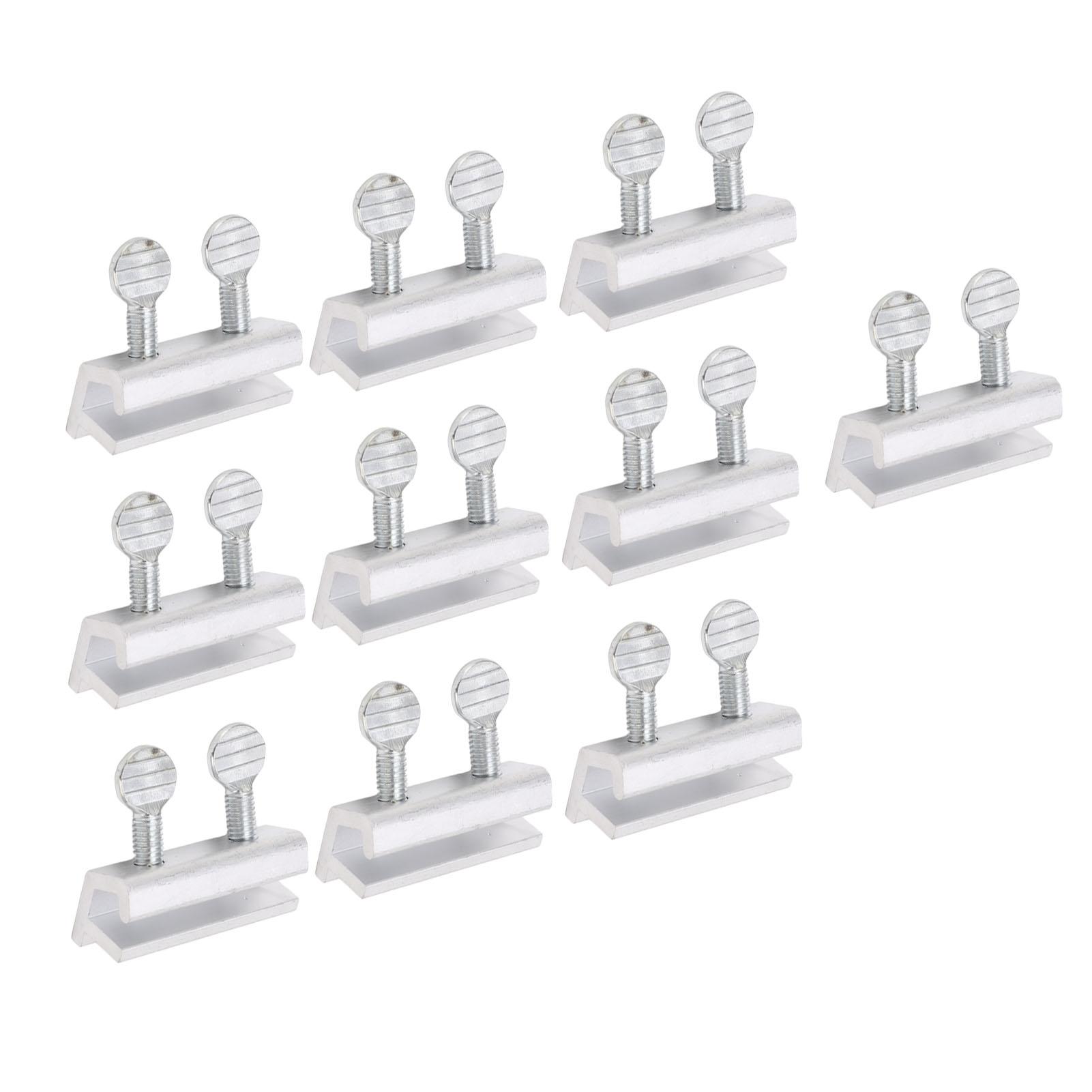 10Pcs Sliding Window Lock Adjustable Vertical Horizontal Sliding Lock Kit for Safety