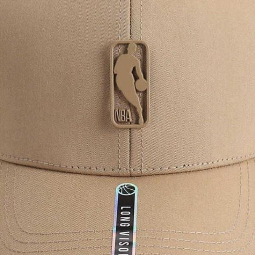 NBA Simple and Casual Logoman Metal Matte Basic Ball Cap