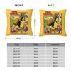 Prehistoric Dinosaur T Rex Square Pillowcase Polyester Linen Velvet Pattern Zip Decorative Pillow Case Car Cushion Cover