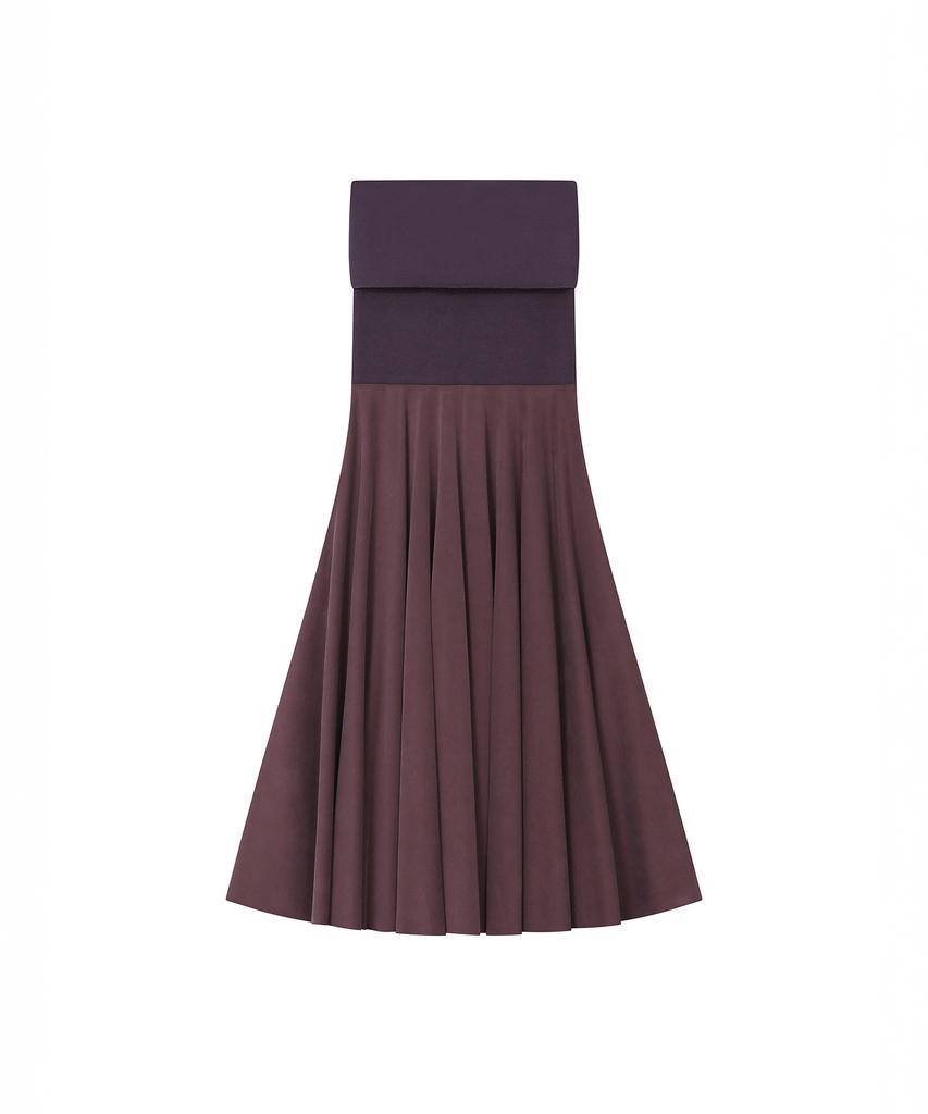 Tinsi Flow Fold Dress (Purple)