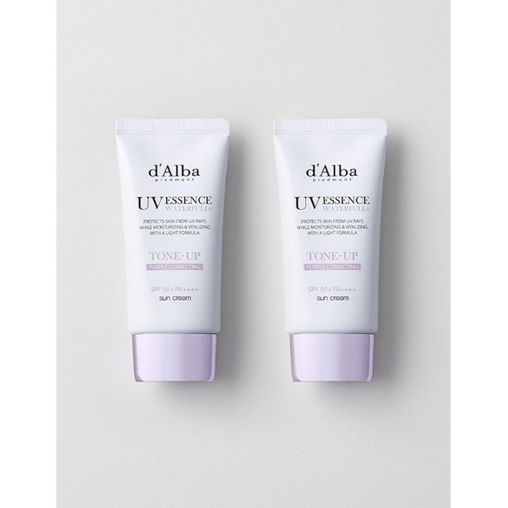 Dalba Waterful Tone Up Purple Sun Cream 50ml 1+1 Set