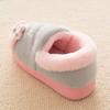 Children's Cartoon Cotton Slippers – Warm Indoor Shoes for Boys and Girls, with Heels for Autumn and Winter