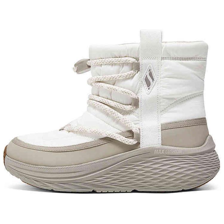 Skechers On-The-Go Comfortable Mid-Calf Snow Boots Women boots White Gray 144367-WGY 37