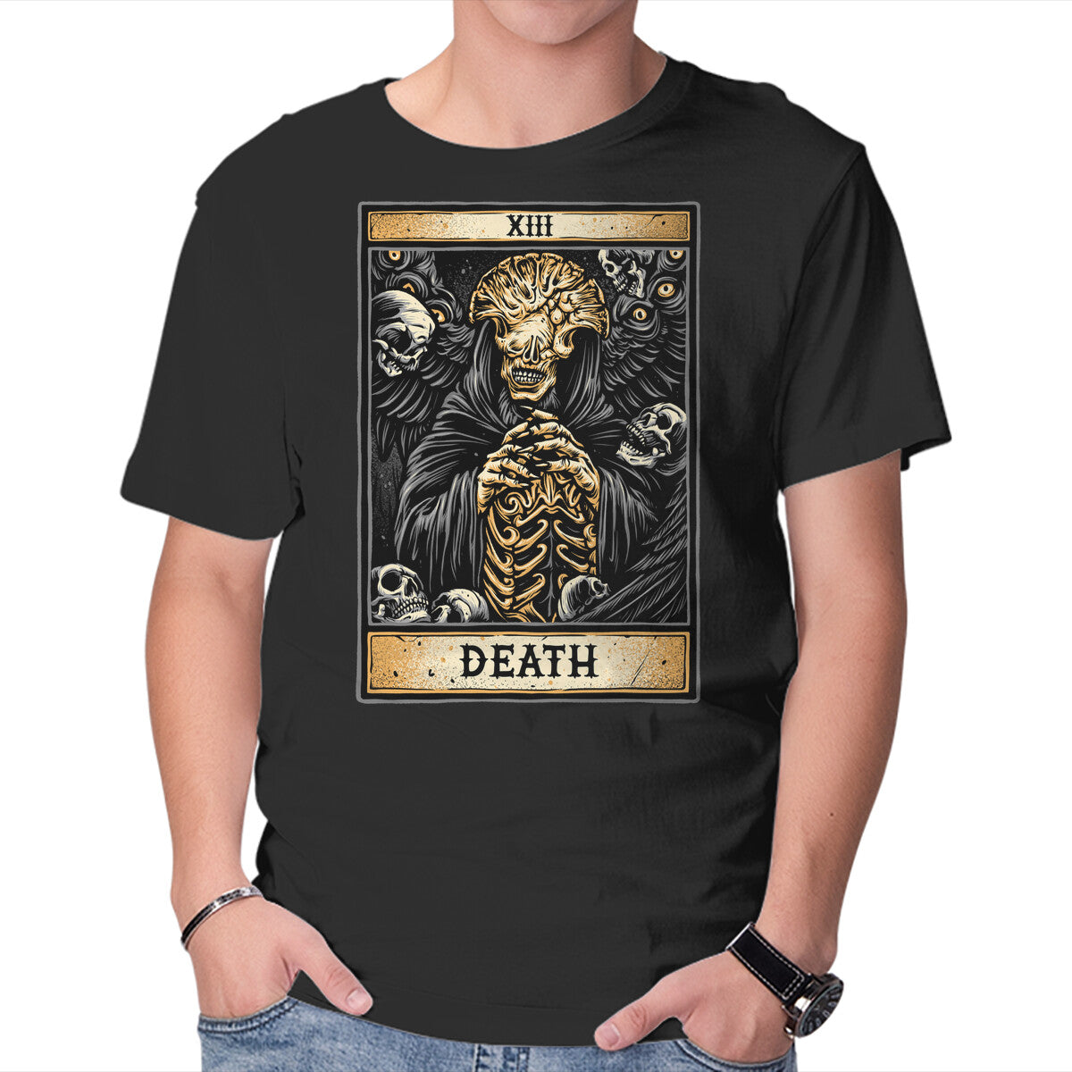 Unisex Crew Neck T-Shirt Death Angel Graphic Short Sleeve Casual Tee XL