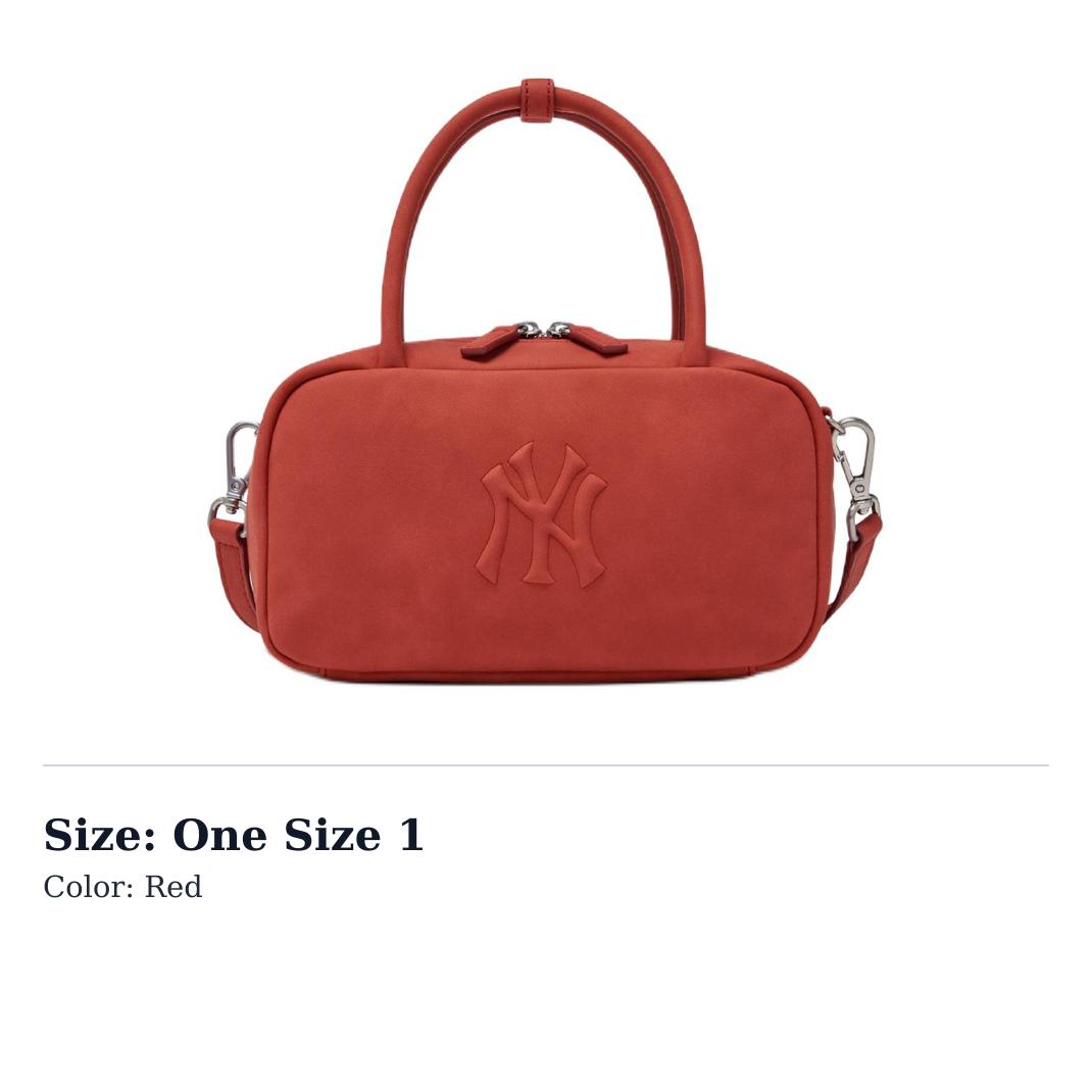 MLB Polyurethane Handbag Womens Red 3ACRSD16N-50RDS One Size 1