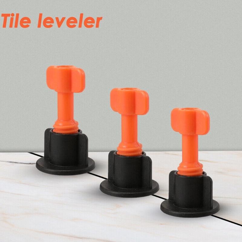 50/151 szt. Regulowany dystans do płytek ceramicznych z klinem pozycjonującym i etykietą pozycjonującą dla profesjonalnych płytek podłogowych i ściennych