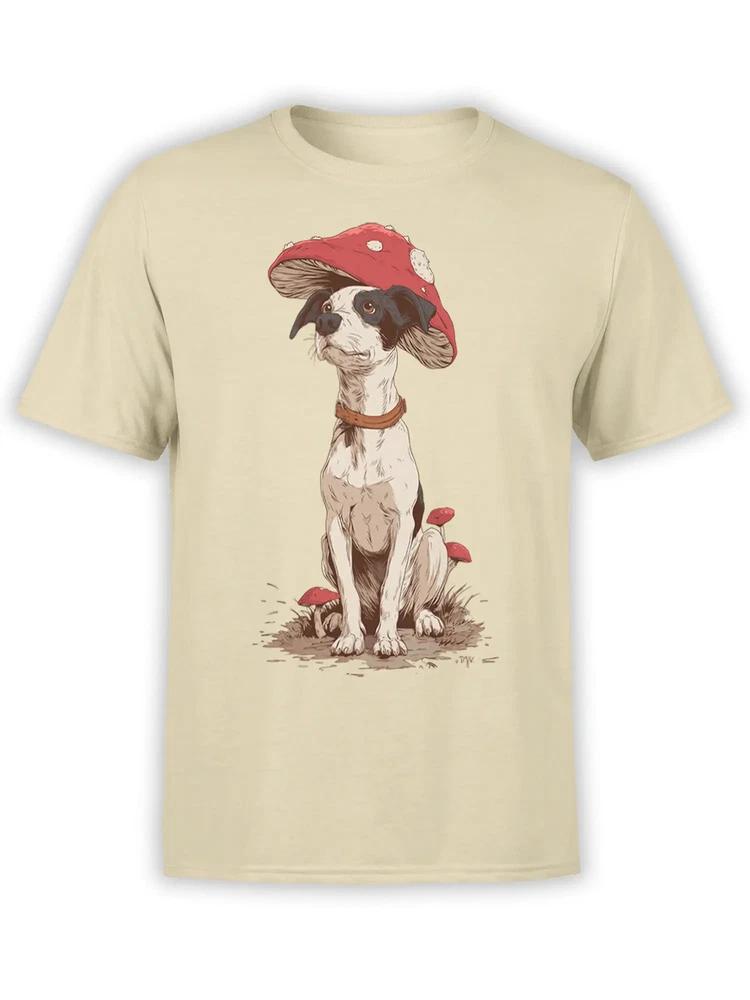 Mushroom Pup Dog Tshirt Unisex S
