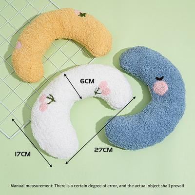 Pet Little Pillow U-Shaped Neck Protector Sleeping Pillow Deep Sleep Puppy Kitten Moon Pillow Soft Fluffy Pillow Pet Supplies