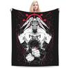 Megumi Fushiguro JJK Anime Blanket Fleece Printed Portable Soft Throw Blanket for Sofa Travel Quilt