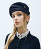 Malittepeulangsowajeobeo Metal Circle Logo Knit Beret Navy