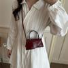 Women Fashion Simple Retro Handbag Korean Style Shoulder Crossbody Small Square Bag