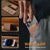 RFID Shielded Credit Card Wallet with Card Slots,Faux Leather Magnetic Suction Cup for Phone & Cards,Phone Wallet Ideal Gift