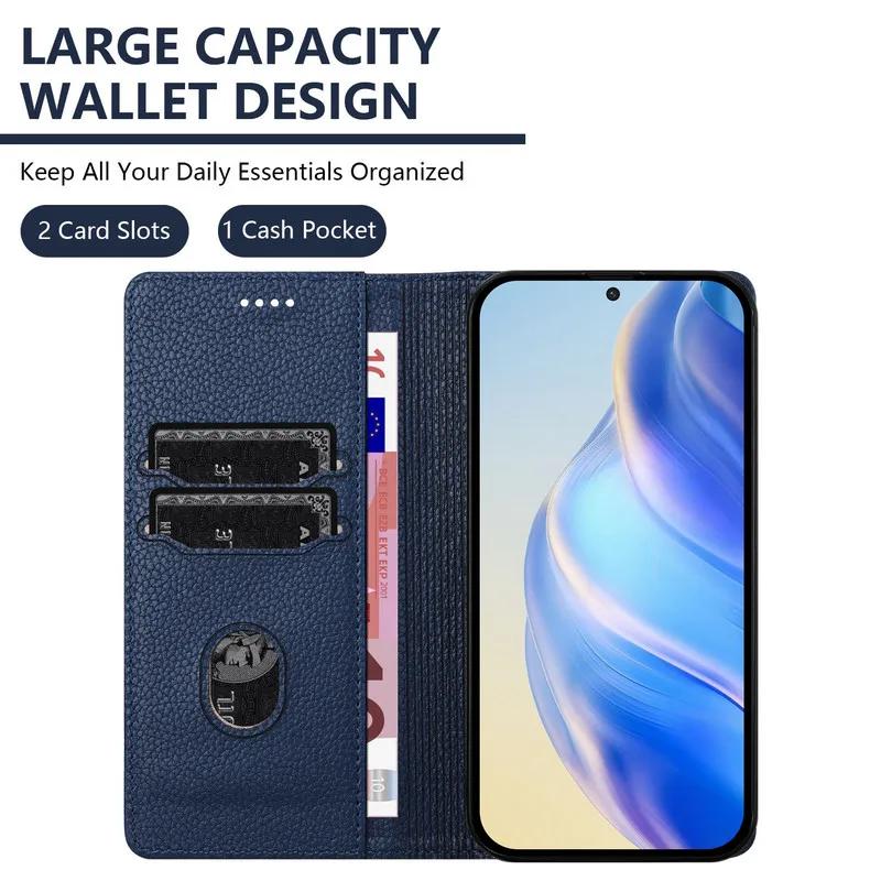 Husă tip portofel cu textură de piele pentru Samsung Galaxy A56 5G 2025 Capac flip magnetic pentru Samsung A36 A26 A16 A06 A 56 A 36 26 16 Funda